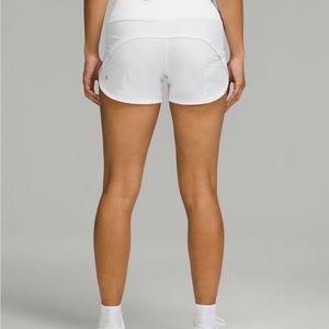 Lululemon speed up short 4” in seam in white
